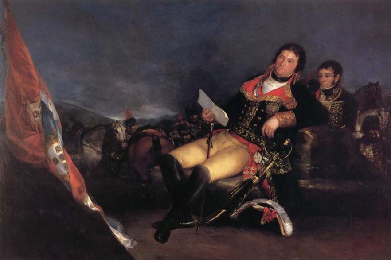 Francisco Goya Godoy as Commander in the War of the Oranges Sweden oil painting art